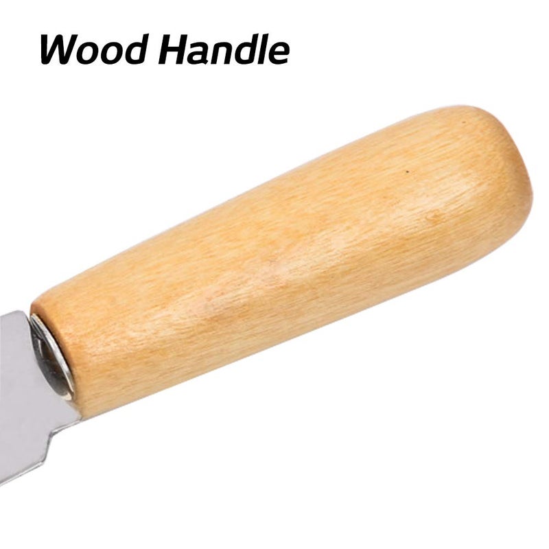 SourceTon 10-Pack Wood Handle Butter Spreader, 4 Inch, Sandwich Cream Cheese Condiment Knives with Ergonomic Handle - Image 3